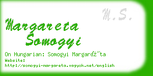margareta somogyi business card